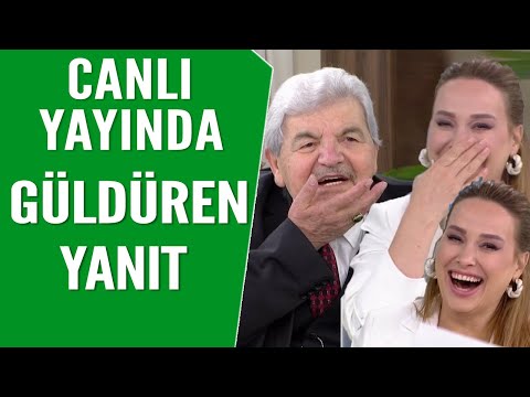 Canlı yayında verdiği yanıtla kahkahaya boğdu...