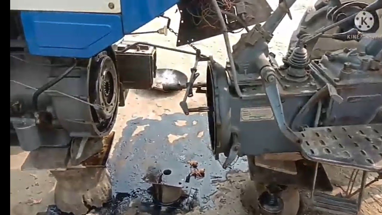 Swraj 735fe clutch problems and oil leakage problem change clutch saft Bering seel and niddel bering