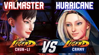 SF6 ▰ VALMASTER Chun-Li vs HURRICANE Cammy ▰ High Level Gameplay