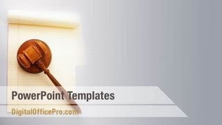 Legal Pad PowerPoint Template Backgrounds - DigitalOfficePro #01953W