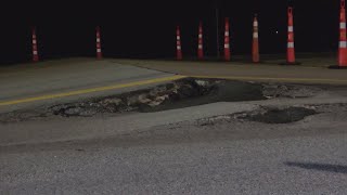 Portion of Seawall Boulevard in Galveston shut down after road buckled