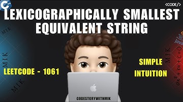 Lexicographically Smallest Equivalent String | Using DFS | Leetcode 1061 | codestorywithMIK