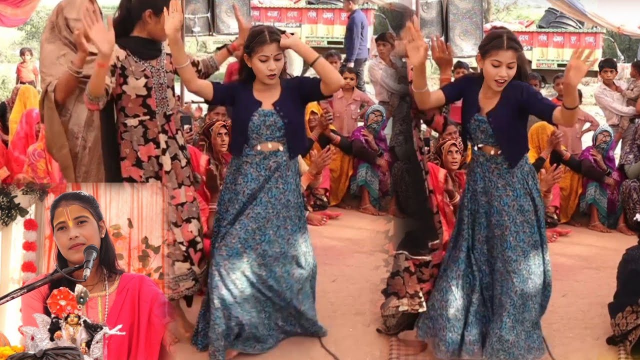 जिला जालौन में प्रधान जी की लड़की ने किया सुपरहिट डांस फ़िल्मी स्टाइल में||मीठे रस से भरो||Roli 