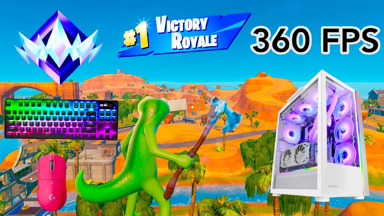 Fortnite Unreal Ranked Reload On PC | Keyboard & Mouse Gameplay | 360 FPS | 4K