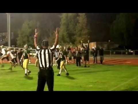 Leech with his second touchdown grab