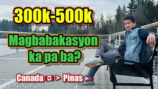 MAGASTOS MAGBAKASYON SA PINAS #pinoycanada #filipinocanada #buhaycanada #canadalife  #fyp  #viral