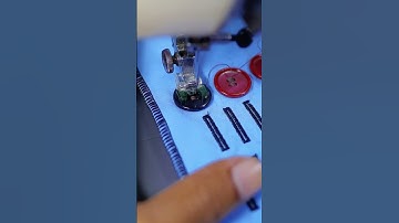 Quick Guide Sewing Button Using Special Machine #quickguide #buttonsteps #sewinglife