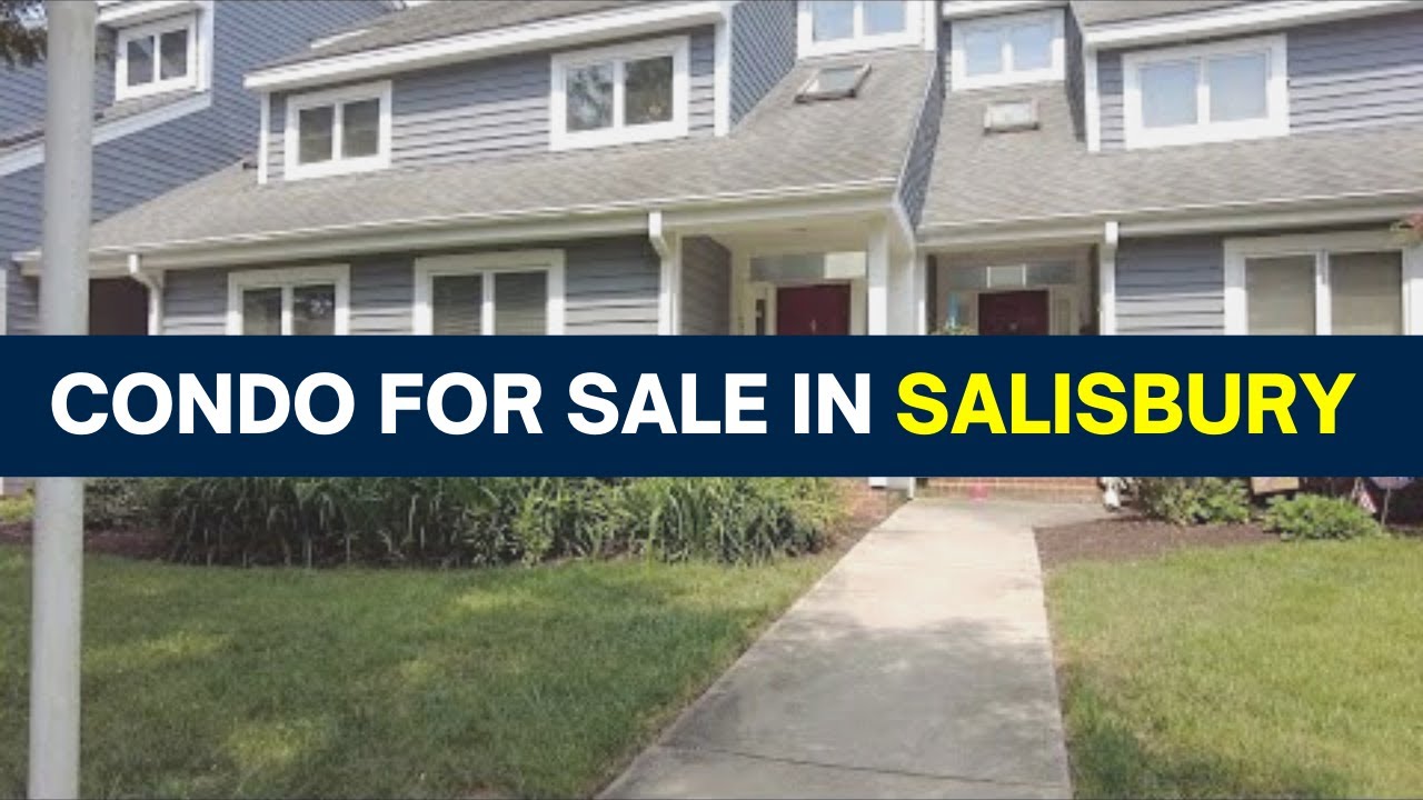 Condos For Sale in Salisbury 658 River Oak Ct b14 Salisbury, MD YouTube