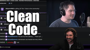 Abstractie slecht? | Schone code: Slechte prestaties: (Clip) Interview