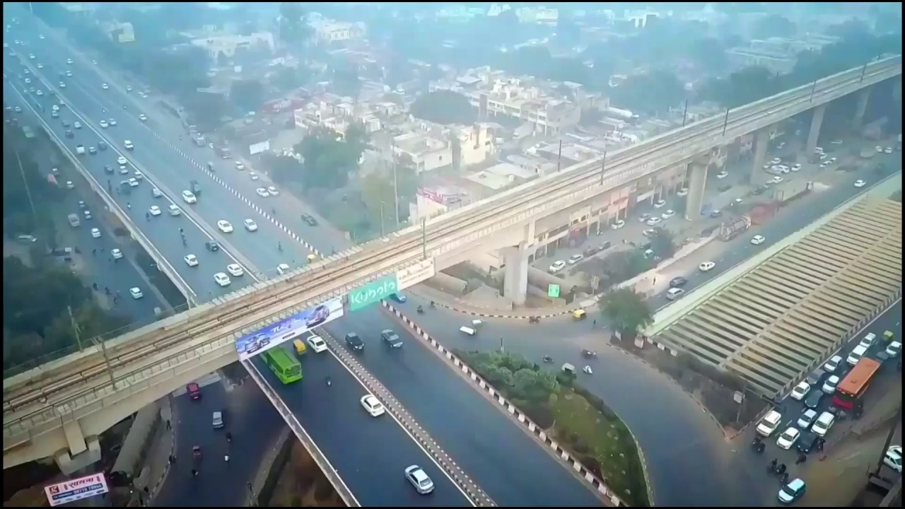 Drone view of delhi 2017