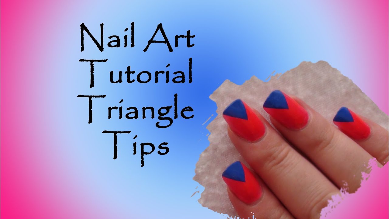 Nail Art Tutorial - Triangle Tips - So Simple and Easy to do!
