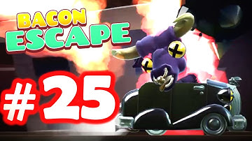Bacon Escape - Gameplay Walkthrough Part 25 - Kalle Bully with Get Away Car Level 22 (iOS)