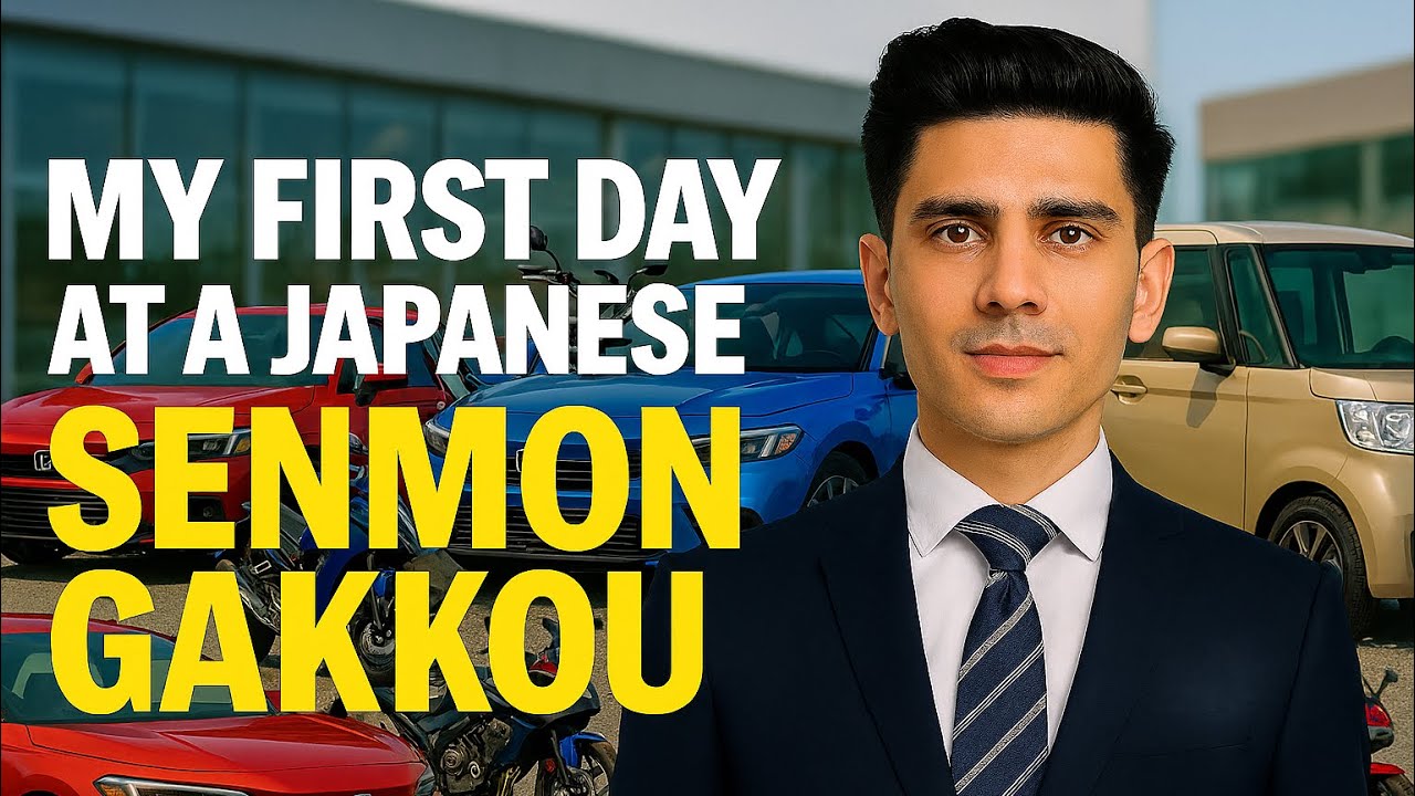 My First Day at a Japanese SENMON GAKKOU - YouTube