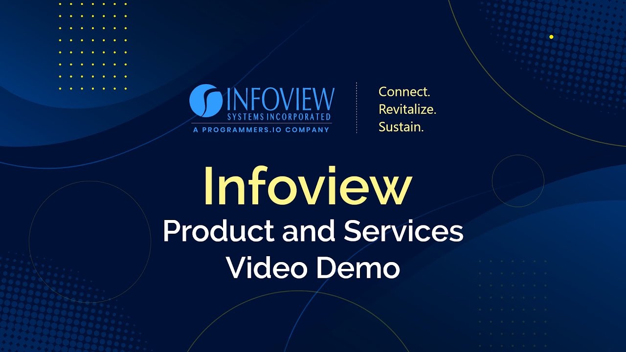Infoview Products and Services Demo Video