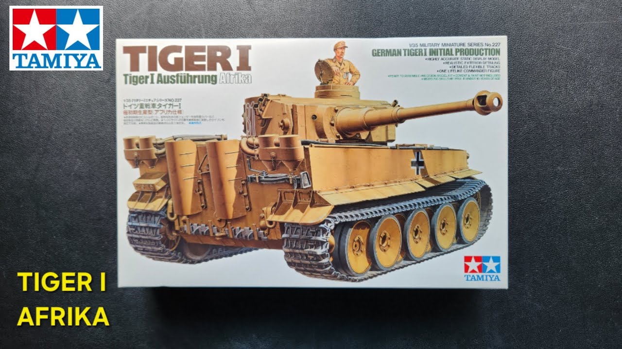 taiyaki17さん專用 TAMIYA 35227 1/35 Tiger I Ausf. Afrika Unboxing | German Tiger I
