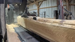 Saw-Milling Three White Oak Logs, Start to Finish! With Voiceover Including Updates!#230