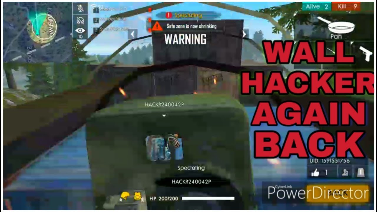 Wall hacker are back @Garenafreefire