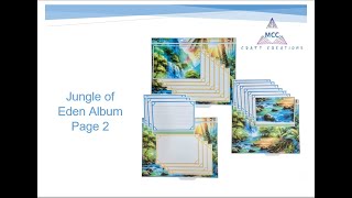 Jungle of Eden A4 Binder Album Page 2