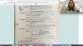 9:9 Wed  Reading Context Clues Slides