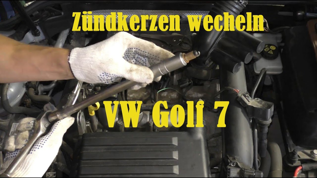 VW Golf 7 - Zündkerzen wechseln TUTORIAL 