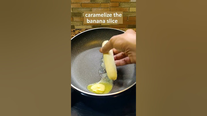 Caramelized banana recipe #shorts #banana