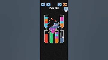 Water Color Sort Level 5710 Gameplay Solution