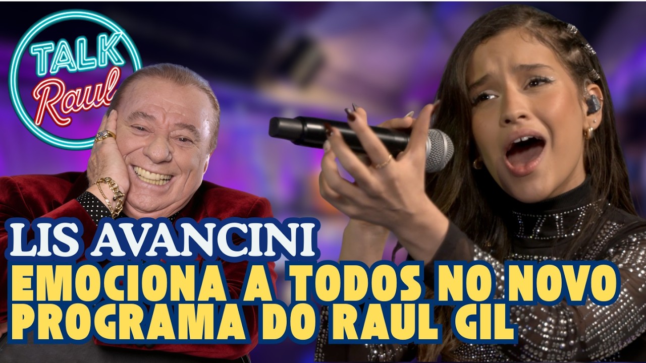 Lis Avancini ARRASA MUITO todos com sua voz no NOVO programa do Raul Gil | TALK RAUL