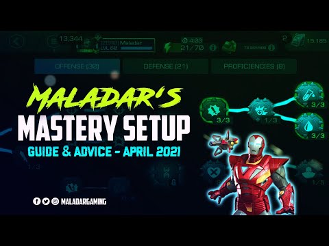 Mastery Setup April 2021 – Marvel Contest of Champions