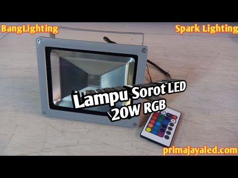 Review Lampu Sorot LED,  HINOMARU 50W, Super Terang ! Cocok untuk lampu studio?. 