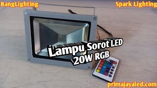 Review Lampu Sorot  taman outdoor 12 watt