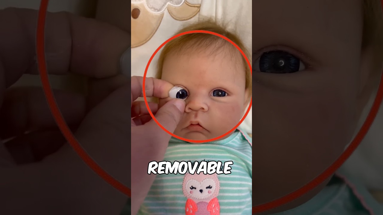 Глаза этого ребенка искусственные😲👀