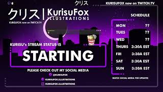 KurisuFox Illustrations: Wednesday LATE NIGHT Reference Sheet Commission Art PLUS Q&A with DarkEclip