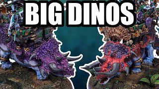 Painting Stegadons part 1: the dinos | Painting Seraphon | Fully Painted