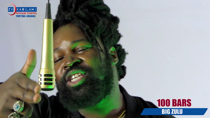 100 Bars- Big Zulu (Zk music video studio version