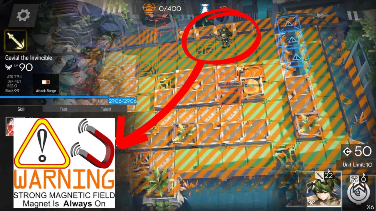 [Arknights WIP] Gavial The I̶n̶v̶i̶c̶i̶b̶l̶e̶ Magnet "Get Over Here"!