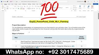 Exp22_PowerPoint_Ch04_ML1_Painting | PowerPoint Chapter 4 #ML1Painting #exp22 #exp25