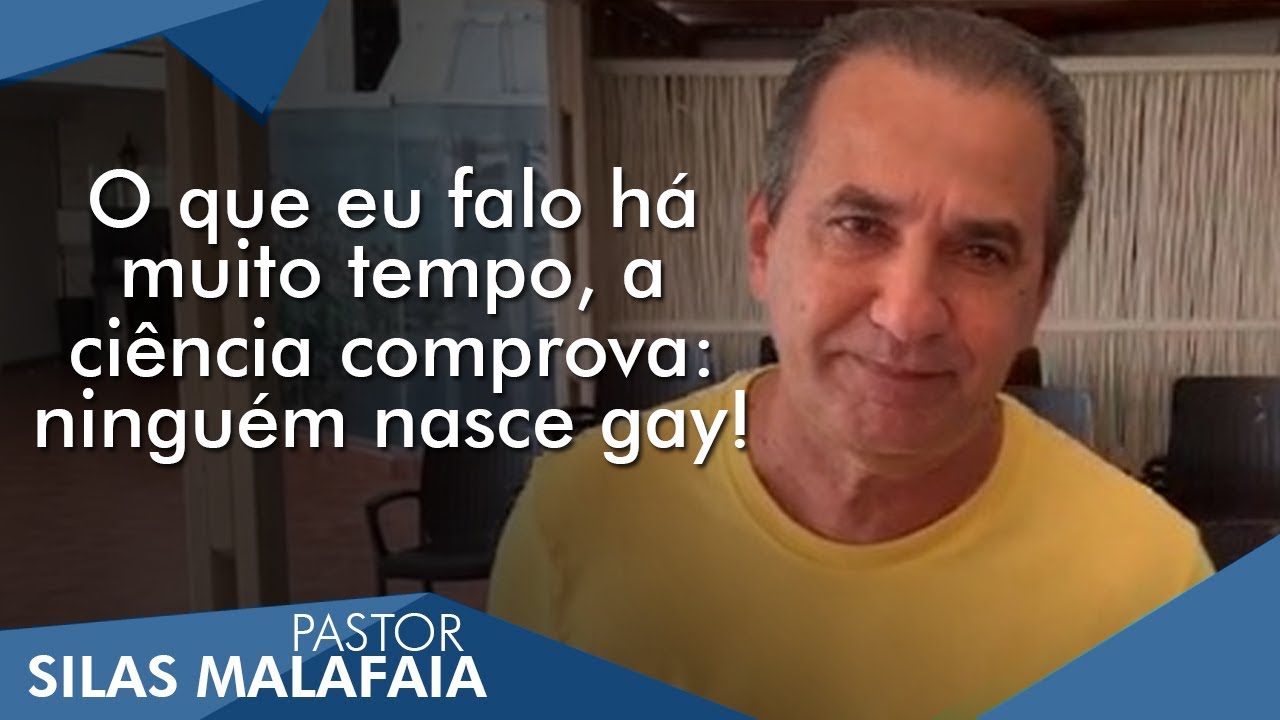 Pastor Silas Malafaia comenta: O que eu falo há muito tempo, a ciência comprova: ninguém nasce gay!