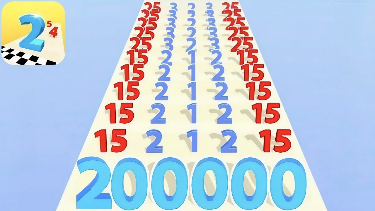 NUMBER MASTER - merge master number run | satisfied gameplay walkthrough