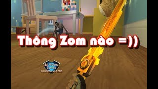 Thủy lôi kiếm gold , MP5 Windrunner vs Zombie " Truy Kích VN "