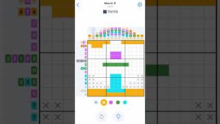 March 8, 2022 Nonogram Color Puzzle Solve screenshot 5
