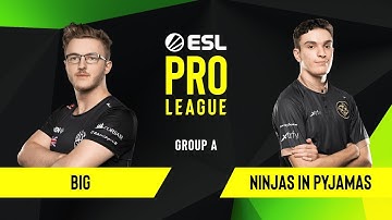 CS:GO - Ninjas in Pyjamas vs. BIG [Nuke] Map 2 - Group A - ESL EU Pro League Season 10