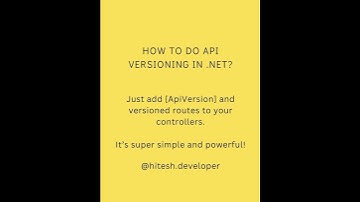 Still breaking your APIs with every update Time to LEVEL UP with API Versioning in  NET!....