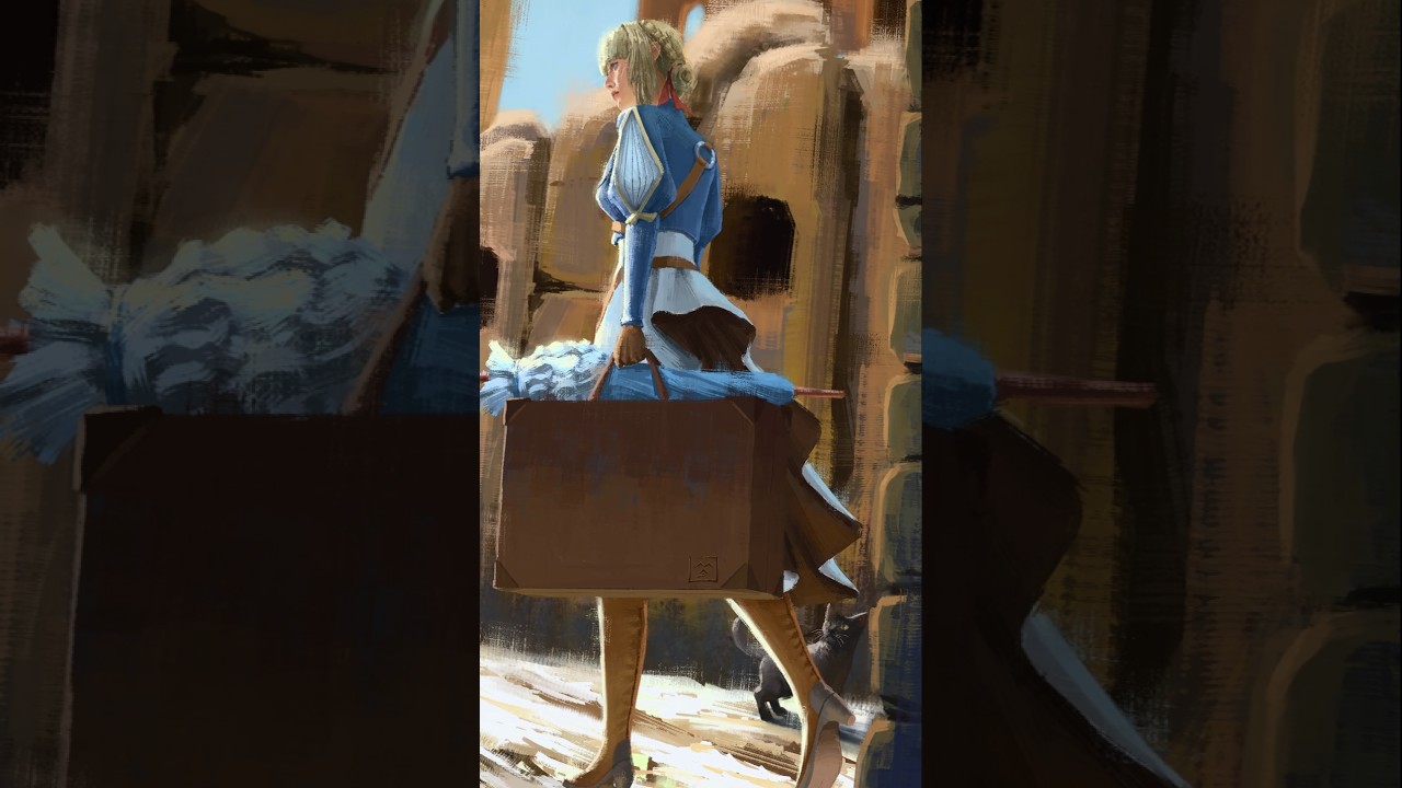 Digital Painting Process 