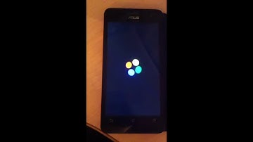 Standard Android 4.4 boot animation on ASUS ZenFone 5.