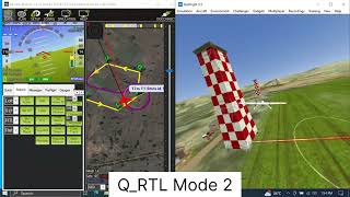 Ardupilot Missionplanner Return to Lunch (RTL), Hybrid RTL, QRTL Mode