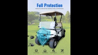 【Golf Cart Protection】 Combined  Front Brush Guard for E-Z-GO RXV 2008-2015