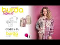 Cucire con Burda: Camicia a quadri 4A - Burda Easy 3/2025