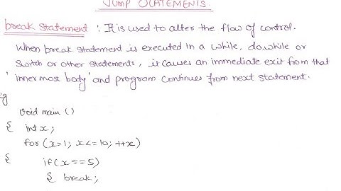 22- Break Statement In C Programming Language In HINDI | Continue Statement In C | Break Statement
