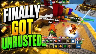 Finally Got UNRUSTED.. || BLOCKMAN GO - BED WARS || GAMEPLAY