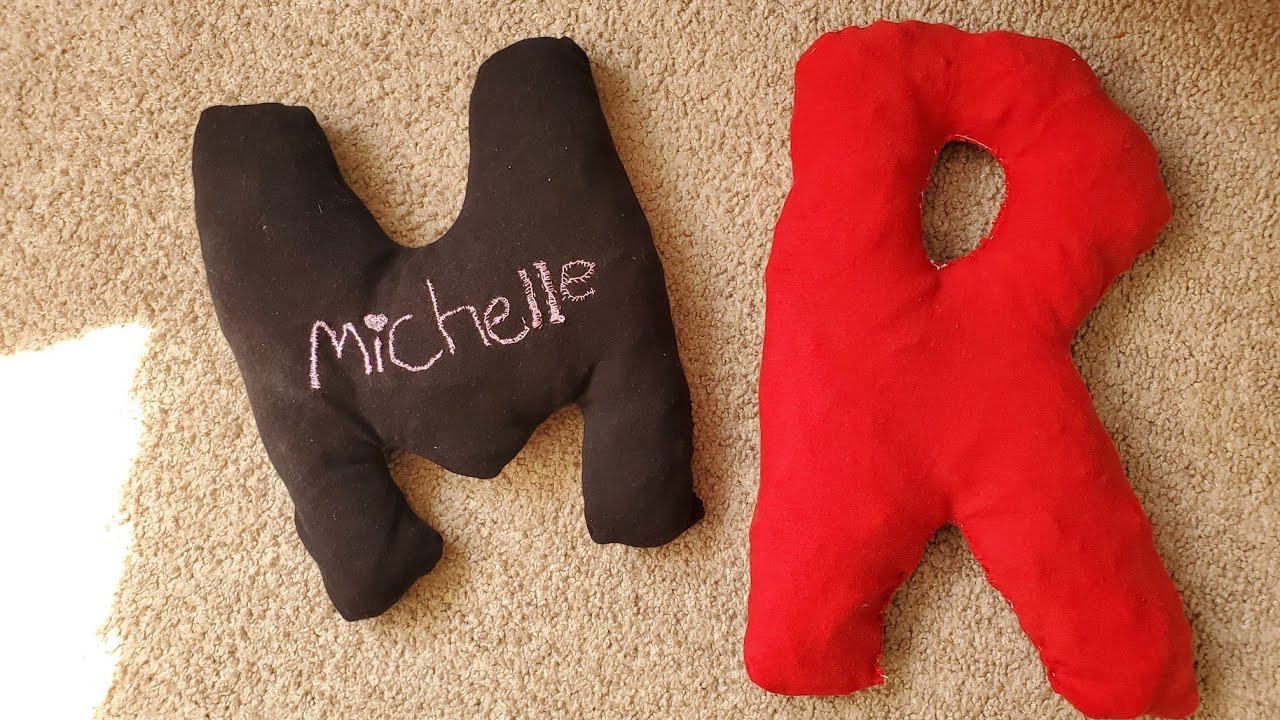 DIY Polo shirt to Letter Pillow *sewing